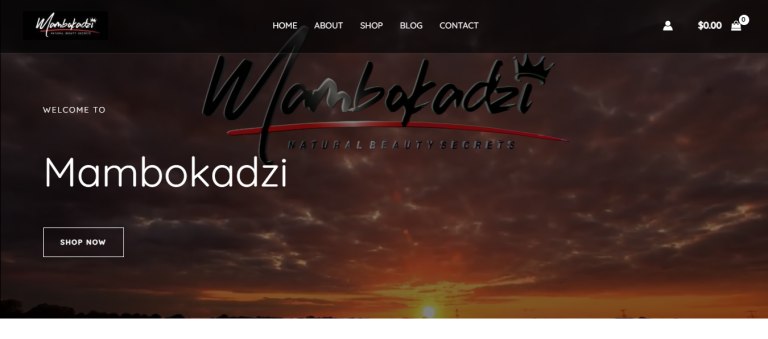 Mambokadzi Our product range is packed with elixirs that promote reproductive health, herbal infusions that rejuvenate your mind, body and spirit, supplements to keep you at your prime, and skincare made with ingredients harvested from the wild that leave you glowing like the sun.
